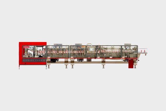 Horizontale Packmaschine, Schlauchbeutel, Verpackungsmaschine Volpak / Horizontal Packaging Machine Volpak / Confezionatrice orizzontale Volpak