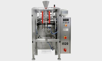 Vertikale Packmaschine, Schlauchbeutel, Verpackungsmaschine I520 / Vertical Packaging Machine I520 / Confezionatrice verticale I520